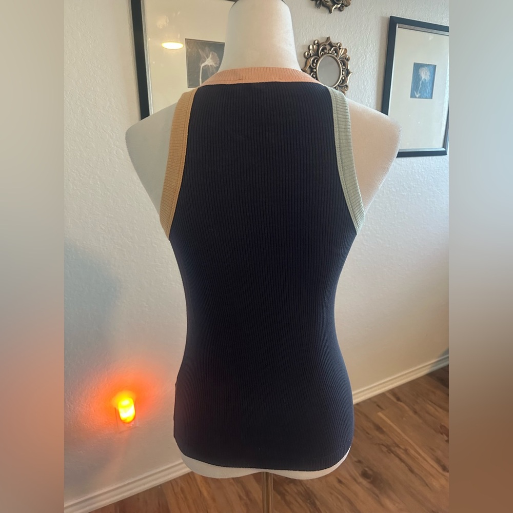 Hashtag Ribbed Tank Top - Picture 4 of 6